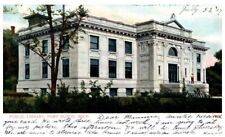 PUBLIC LIBRARY,PORT HURON,MICHIGAN.VTG 1907 POSTCARD*D13 picture