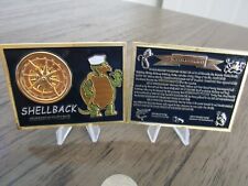 Shellback Crossing The Line Ancient Order of the Deep USN Challenge Coin picture
