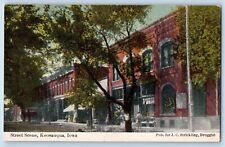 Keosauqua Iowa IA Postcard Street Scene Exterior Building c1910 Vintage Antique picture