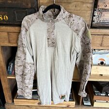 NWU Type III/AOR2 FROG Combat Shirt SMALL REGULAR (SR) Shirt USMC Desert Camo picture