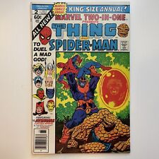 MARVEL TWO-IN-ONE KING-SIZE ANNUAL # 2 - (NM) -STARLIN-THING/SPIDER-MAN-THANOS picture