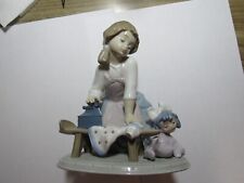 Old Lladro Figurine - #5782 - My Chores - 6 1/2