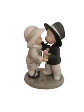 ENESCO CORP  1995 Kim Anderson #175307 Bisque Figurine ' A Rose for a Kiss..' picture