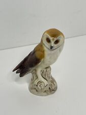 Vintage Goebel Barn Owl West Germany Fine Small  Stamped  Figurine Tiny Flaw picture