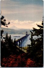 Bridges Postcard White Salmon Hood River Interstate Bridge Oregon  picture