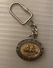 Vintage Plymouth MASS Plymouth Rock Souvenir Keychain picture