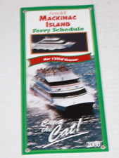 Vintage Travel Brochure Mackinac Island Ferry Schedule Michigan picture