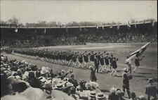 Stockholm Olympics Parade Swedish Officials c1912 Real Photo Postcard picture