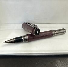 Luxury Great Writers Hugo Series Wine Red+Grey Color Rollerball Pen No Box picture