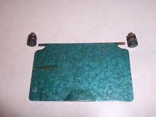 ORIG. ANTIQUE MILLS VEST POCKET SLOT MACHINE PAYOUT COVER FLAP & MOUNTING STUDS picture
