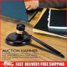 Mini Wooden Judge's Gavel Handcrafted Hammer Toy For Judge Lawyer Auction Sale picture