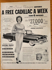 1954 Lustre-Creme Shampoo Magazine Ad-Jane Russell-Free Cadillac Weekly Prize picture