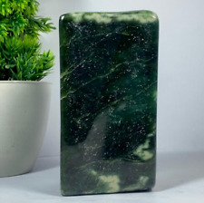 1094 Gram Nephrite Jade Rough Freeform Polished Tumble Slab Stone, Afghanistan picture