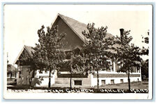 c1930's First Christian Church Oakley Kansas KS Vintage RPPC Photo Postcard picture