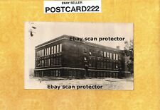 WI Whitehall 1908-39 RPPC postcard NEW HIGH SCHOOL BUILDING education Wisconsin picture