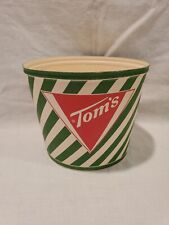 Vintage Tom's Peanuts Candy Tub Bucket Container picture