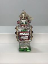 Old World Christmas Rudy Robot Ornament 2007 W/Tag picture