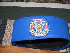 Vintage Ladies Auxiliary VFW Hat Michigan Veterans Foreign Affairs Blue Prop picture