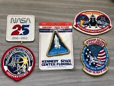 5-count NASA Space Shuttle, Challenger (STS-41, STS-41C) embroidered patches picture