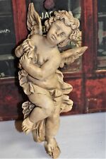 Antique ANGEL CHERUB Putto Wall Art Nouveau Angel Draped FIGURE Figurine Putti picture