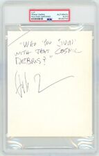 Frank Zappa ~ Signed Autographed Cosmik Debris Lyrics Quote ~ PSA DNA Encased picture