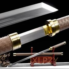 Handmade Chinese Kung Fu Sword Tang Dao Sharp 1095 Carbon Steel Blade Saber Nice picture