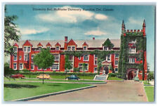 c1940's University Hall McMaster University Hamilton Ontario Canada Postcard picture