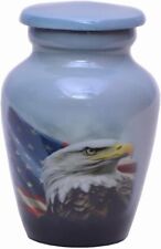 Eagle Keepsake Urn for Human Ashes American Urns with Velvet Bag 1 Keepsake Urn picture