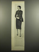 1955 Lord & Taylor Suit-Dress Ad - One for the World picture