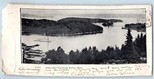 Bristol Maine ME Postcard John's Bay Exterior Lake River c1911 Vintage Antique picture