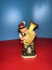 Vintage Friedel Bavaria Western Germany Ceramic Man Figurine Tuba Band Hummel 10 picture