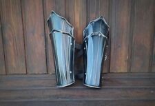 Medieval Greaves Armor SCA Leg Greaves Larp Reenactment Cosplay costume Armor picture