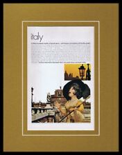 1965 Italy Tourism 11x14 Framed ORIGINAL Vintage Advertisement picture