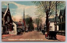 Bradford Street Looking Toward Academy Dover Delaware Old Cars c1910 Postcard picture