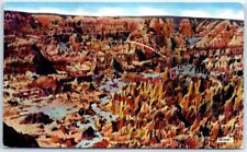 Postcard - Fabulous Hell's Half Acre on Highway 20 - Wyoming picture