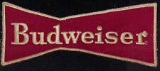 Budweiser Bowtie Embroidered Jacket / Back Patch -- Large c1960's-70's  picture