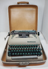 Vintage 1950S Gray Smith-Corona Silent-Super Portable Typewriter, CASE/Accessory picture
