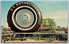 Postcard US Royal Giant Tire Ferris Wheel , NY World's Fair 1964-1965 C32 picture