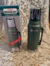 New In Box Vintage Aladdin Stanley Thermos Green 1 Quart A 944 DH USA picture