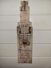 Early 20th Century Champion Spark Plug Wood Thermometer Parts or Restoration picture