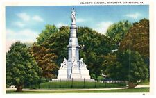 Vintage Postcard c1930 Gettysburg PA Soldier's National Monument-Penn125 picture