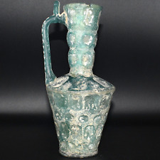 Genuine Ancient Near Eastern Sassanian Glass Jug with motifs Ca. 224 - 651 AD picture