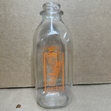 Beechmont Dairy Antique Milk Bottle One Quart Glass picture