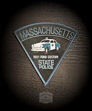 Mass State Police Cruiser Legends Patch 1951 Ford Custom picture