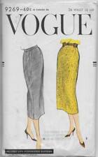 EASY Vintage 1957 Vogue Sewing Pattern 9269 Misses' Slim SKIRT Waist 26