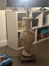 Two Vintage Butterfly Floral Lamp With LED controlled bulbs picture