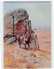 Postcard The Outpost By Charles M. Russell Montana Historical Society MT USA picture
