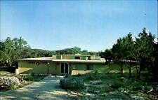 Indian Lodge~ 7A Ranch Resort Wimberly Texas~ 1970s vintage postcard picture