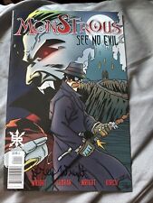 Monstrous See No Evil Comic Book By Greg Wright Signed picture