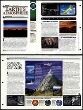 Earth's Atmosphere #11 Planet Earth Secrets Of Universe Fact File Fold-Out Page picture